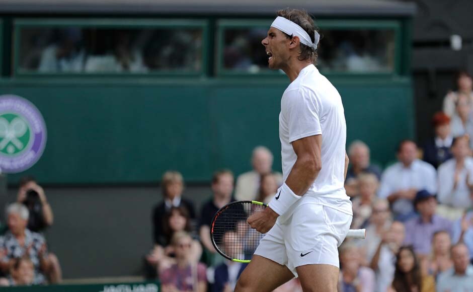 The Spaniard finally carved out the first break of the semi-final in the fourth game of the second set, backing it up with a hold for 4-1. Nadal then broke again for 5-1 as Federer suffered a sudden and severe power outage with the two-time champion comfortably levelling the contest. AP The Spaniard finally carved out the first break of the semi-final in the fourth game of the second set, backing it up with a hold for 4-1. Nadal then broke again for 5-1 as Federer suffered a sudden and severe power outage with the two-time champion comfortably levelling the contest. AP