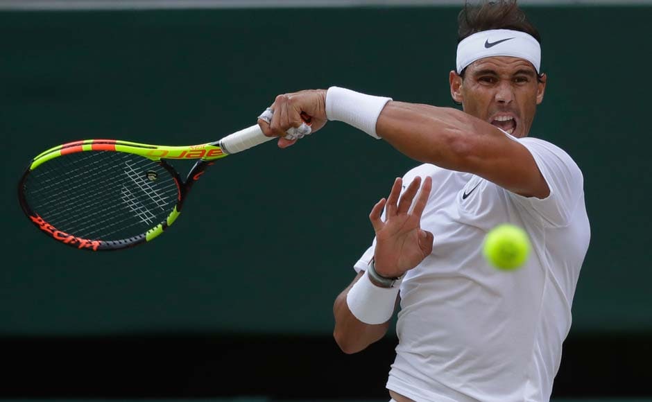 In a tight 51-minute opener, Nadal managed to save the only break point in the eighth game before surrendering the advantage of an early mini-break in the tie-breaker which Federer claimed thanks to five points in a row. AP In a tight 51-minute opener, Nadal managed to save the only break point in the eighth game before surrendering the advantage of an early mini-break in the tie-breaker which Federer claimed thanks to five points in a row. AP