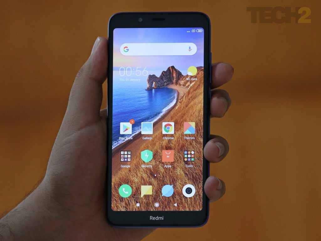 The Redmi 7A starts at an introductory price of Rs 5,799 on Mi.com but that will increase to Rs 5,999 soon. Image: tech2/ Sahil S.