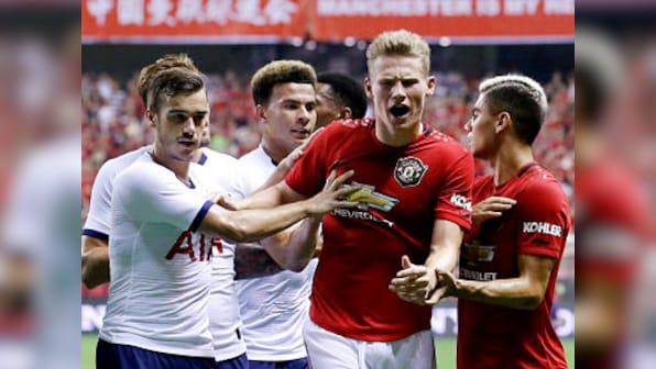 International Champions Cup: Angel Gomes scores late winner for Manchester United in bad-tempered clash against Tottenham Hotspur
