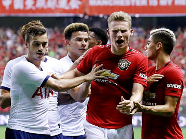 International Champions Cup: Angel Gomes scores late winner for Manchester United in bad-tempered clash against Tottenham Hotspur International Champions Cup: Angel Gomes scores late winner for Manchester United in bad-tempered clash against Tottenham Hotspur