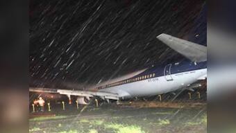 Mumbai rains: SpiceJet flight from Jaipur overshoots runway at Chhatrapati Shivaji International Airport; none hurt