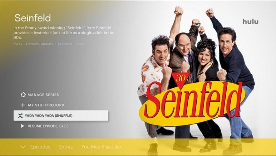 Seinfeld: Hulu adds Yada Yada Yada shuffle button on streaming service to mark sitcoms 30th anniversary