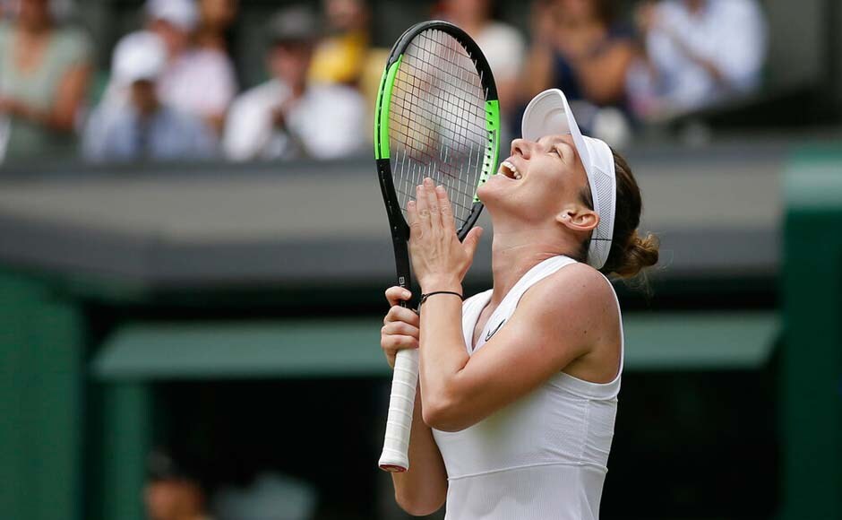 The seventh-seeded Romanian won the French Open last year, and has reached the final at Roland Garros on two other occasions. She also reached the Australian Open final in 2018, but her previous best at the All England Club had been a spot in the semi-finals in 2014. AP The seventh-seeded Romanian won the French Open last year, and has reached the final at Roland Garros on two other occasions. She also reached the Australian Open final in 2018, but her previous best at the All England Club had been a spot in the semi-finals in 2014. AP