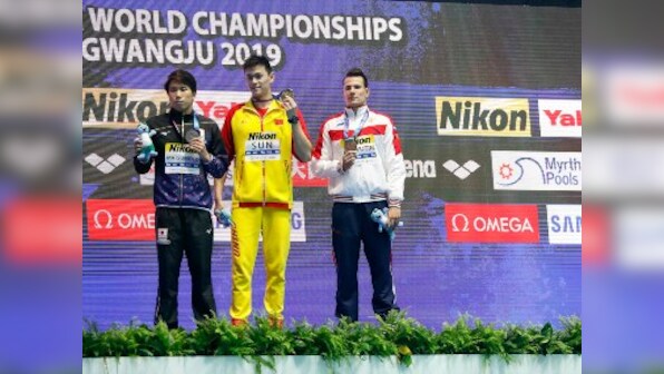 FINA World Championships 2019: Sun Yang, Duncan Scott warned by governing body over heated exchange after medal ceremony