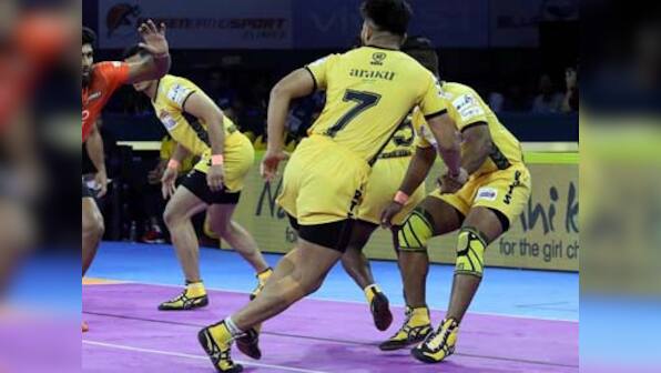 Pro Kabaddi 2019 Highlights, Telugu Titans vs Dabang Delhi at Hyderabad: Delhi edge to narrow win over Titans