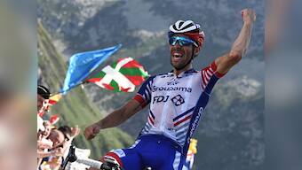 Tour de France 2019: France's Thibaut Pinot wins stage 14 as Julian Alaphilippe extends lead over Geraint Thomas