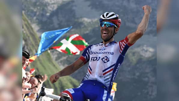 Tour de France 2019: France's Thibaut Pinot wins stage 14 as Julian Alaphilippe extends lead over Geraint Thomas