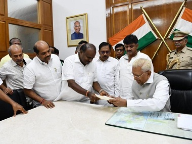 HD Kumaraswamy’s resignation accepted by Karnataka governor after Congress-JD(S) coalition fails to survive trust vote HD Kumaraswamy’s resignation accepted by Karnataka governor after Congress-JD(S) coalition fails to survive trust vote