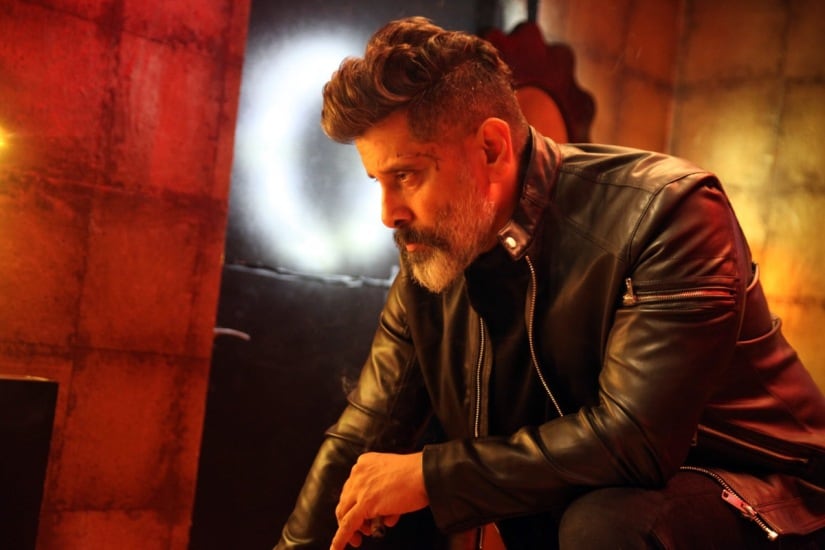 Vikram in another still from Kadaram Kondan. Image via Twitter