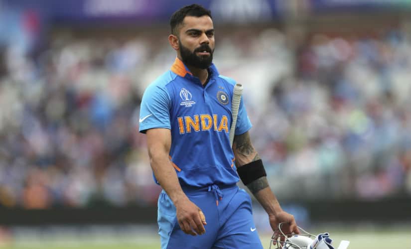 Virat Kohli will have plenty to think about after India’s loss to New Zealand. AP