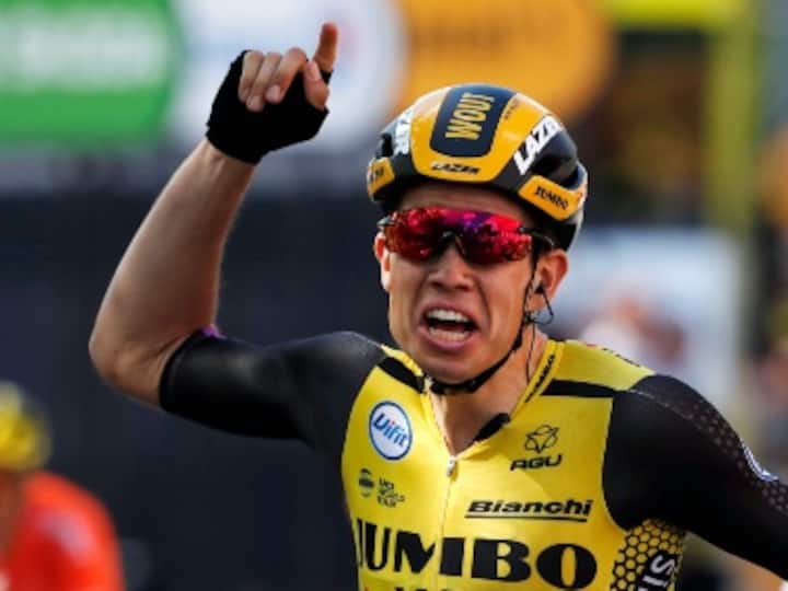 Tour de France 2019: Wout van Aert wins stage 10 as yellow jersey holder Julian Alaphilippe extends his lead