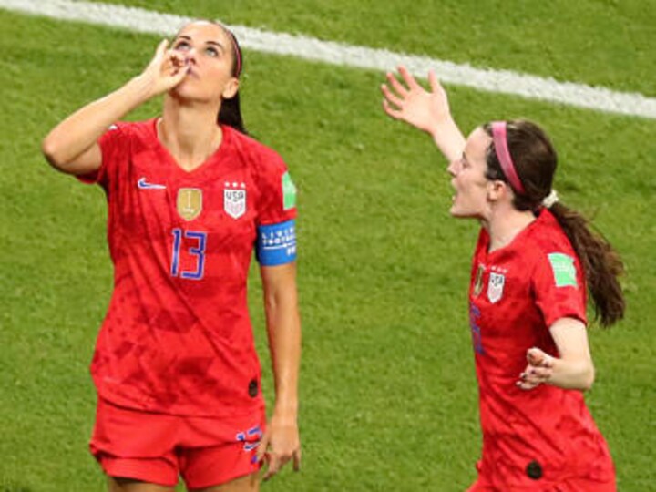 FIFA Women's World Cup 2019: Alex Morgan's 'tea-sipping' celebration against England causes a stir