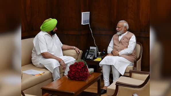 Captain Amarinder Singh calls on Narendra Modi in first ‘courtesy meeting’ since Lok Sabha election results