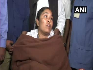 Forest Officer C Anitha speaks to reporters in Hyderabad, Telangana on Monday. ANI