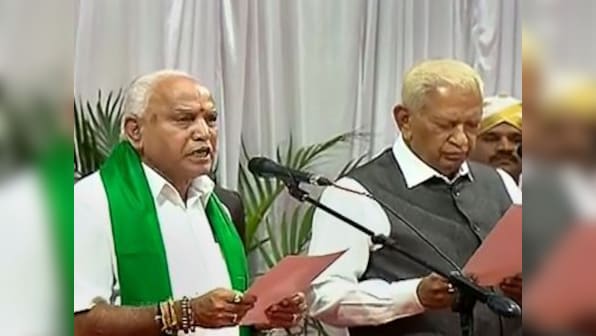 Karnataka cabinet expansion: 10 BJP MLAs, all defectors from Congress, JD(S) take oath as ministers; six berths to remain vacant