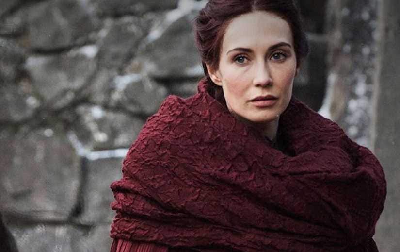 Carice van Houten as  Melisandre in Game of Thrones. Twitter