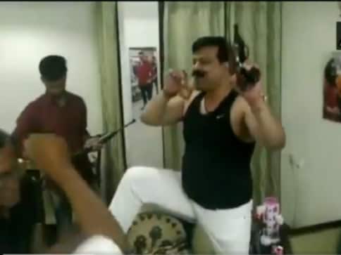 BJP expels Uttarakhand MLA Pranav Singh Champion for six years after video of him brandishing guns goes viral BJP expels Uttarakhand MLA Pranav Singh Champion for six years after video of him brandishing guns goes viral