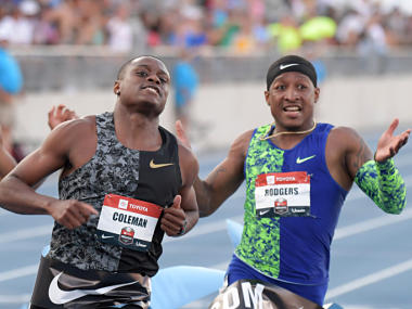 Christian Coleman blazes to victory at US championships; books place in World Championships Christian Coleman blazes to victory at US championships; books place in World Championships