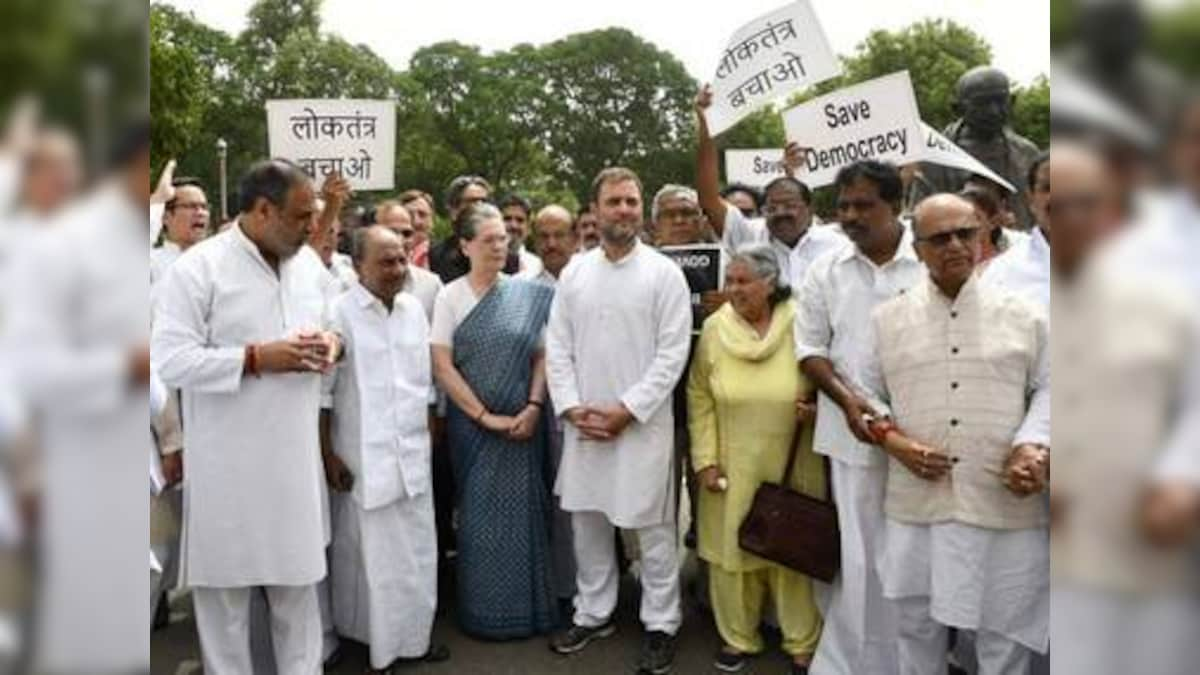 Congress embarks on 'save democracy' protest over crises in Karnataka, Goa, but spate of resignations continues