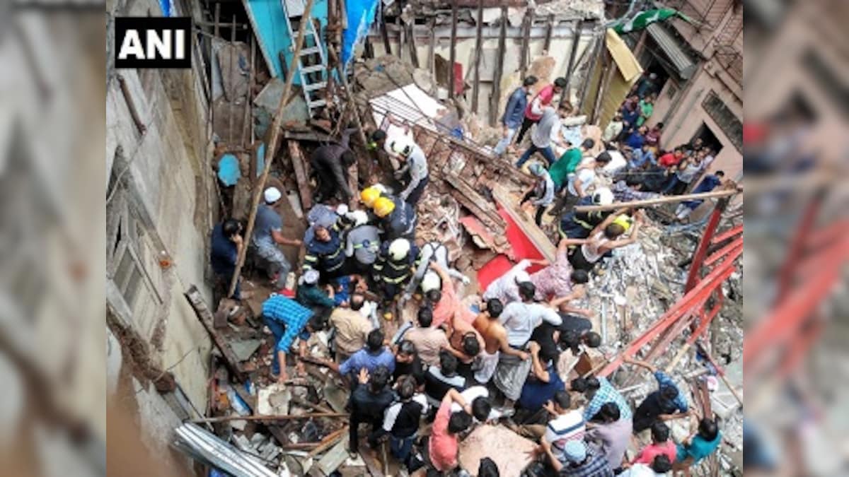 Building collapse in Mumbai's Dongri: MHADA initiates process to raze remaining portion of dilapidated structure