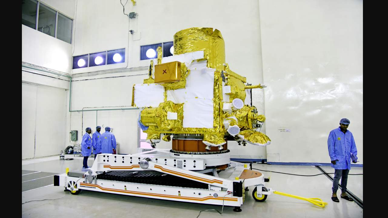 The Orbiter, which has a mission life of one year, at the launch centre. Image credit: ISRO The Orbiter, which has a mission life of one year, at the launch centre. Image credit: ISRO