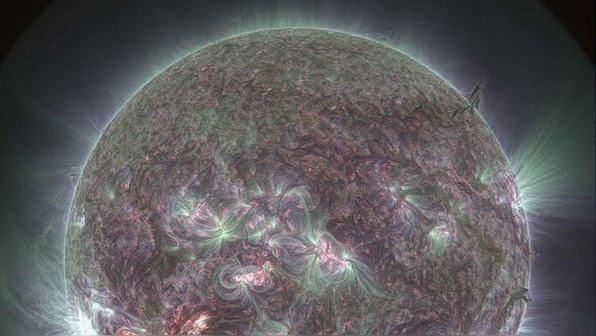 Total solar eclipses reveals the dark and stormy side of the Sun that we never see