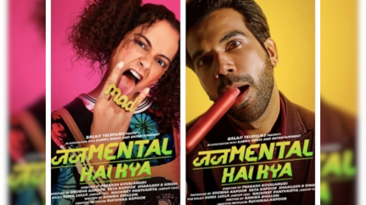 Judgemental Hai Kya: Kangana Ranaut, Rajkummar Rao share new posters ahead of trailer release