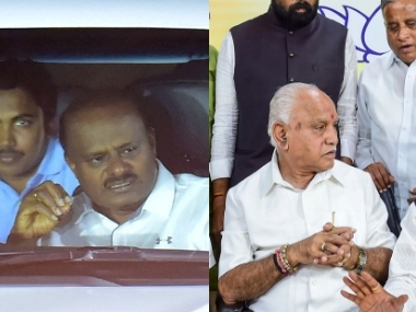 Karnataka govt on edge after 15 MLAs withdraw support; BJP announces stir for CM's resignation, Congress plans state-wide protests Karnataka govt on edge after 15 MLAs withdraw support; BJP announces stir for CM's resignation, Congress plans state-wide protests