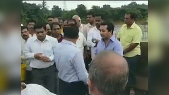 'Will do it again if work isn't done': Maharashtra MLA Nitesh Rane after throwing mud on civic engineer over 'poor' situation of Mumbai-Goa highway