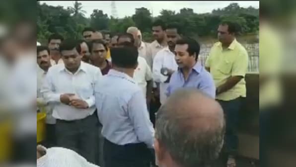 'Will do it again if work isn't done': Maharashtra MLA Nitesh Rane after throwing mud on civic engineer over 'poor' situation of Mumbai-Goa highway