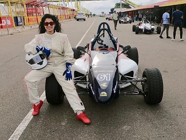 Meet Manisha Ram Kelkar, Marathi film actor who switches life between camera and race tracks with elan Meet Manisha Ram Kelkar, Marathi film actor who switches life between camera and race tracks with elan