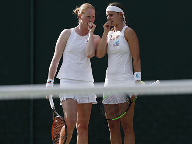 Sealed with a kiss! Alison Van Uytvanck beats partner, on and off the court, Greet Minnen in first match Sealed with a kiss! Alison Van Uytvanck beats partner, on and off the court, Greet Minnen in first match
