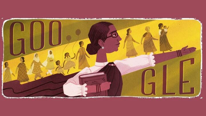 Google doodle celebrates Muthulakshmi Reddi, India's first woman legislator