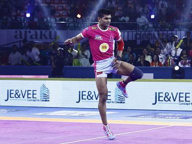 Pro Kabaddi 2019: Deepak Hooda shines as Jaipur Pink Panthers produce all-round effort to beat U Mumba Pro Kabaddi 2019: Deepak Hooda shines as Jaipur Pink Panthers produce all-round effort to beat U Mumba