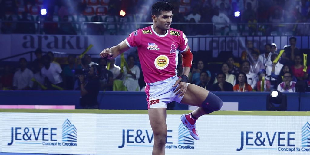 Pro Kabaddi 2019 Deepak Hooda Shines As Jaipur Pink Panthers Produce All Round Effort To Beat U Mumba Sports News Firstpost