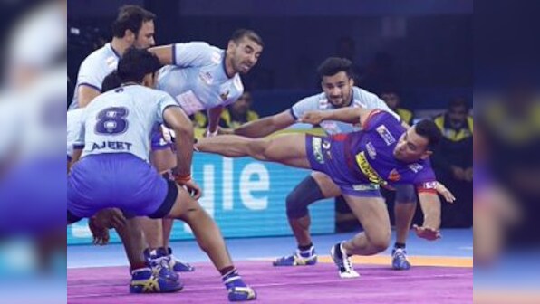 Pro Kabaddi 2019: Dabang Delhi seal victory in nail-biting contest, maintain unbeaten run against Tamil Thalaivas