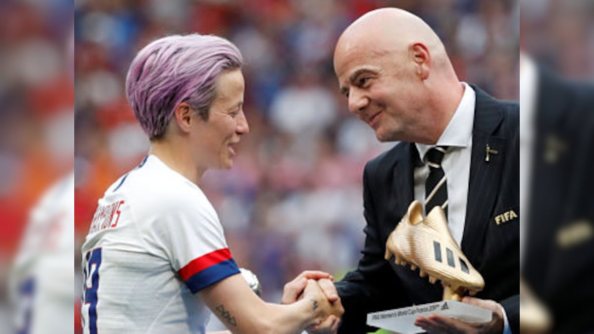 FIFA Women's World Cup 2019: Megan Rapinoe calls for action as equal pay chants greet US World Cup triumph