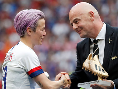 FIFA Women's World Cup 2019: Megan Rapinoe calls for action as equal pay chants greet US World Cup triumph FIFA Women's World Cup 2019: Megan Rapinoe calls for action as equal pay chants greet US World Cup triumph