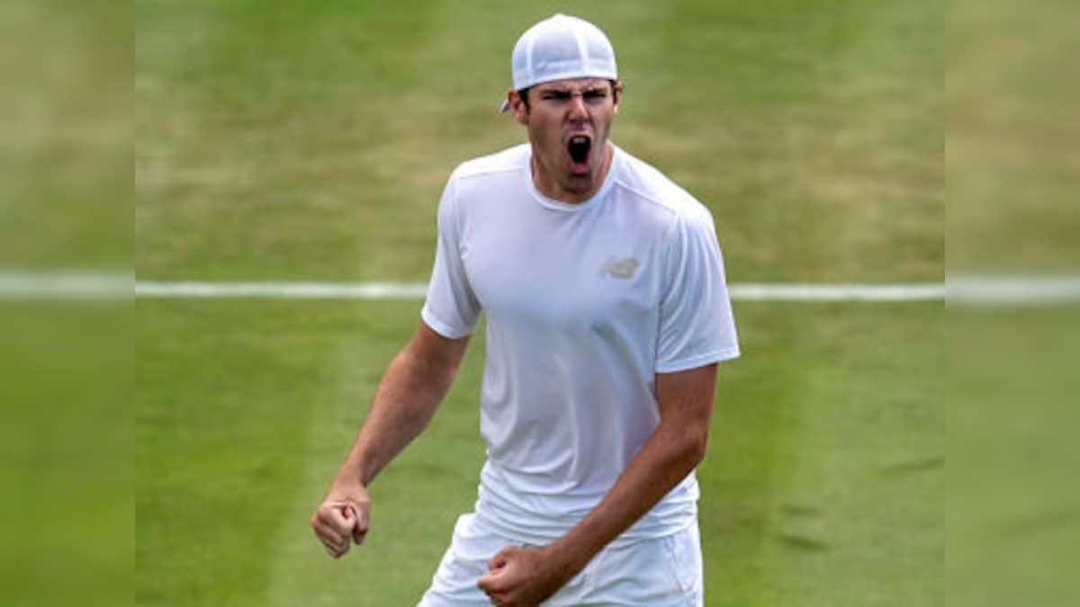 Wimbledon 2019: Standing 6-foot-11, Reilly Opelka, 21, announces himself on the big stage with win over Stan Wawrinka