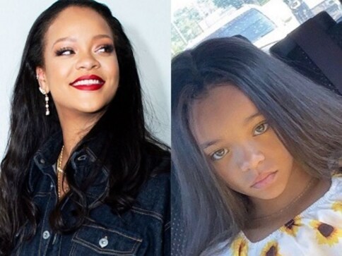 Rihanna Shares Photo Of Six Year Old Lookalike On Instagram Almost Drops Her Phone In Shock