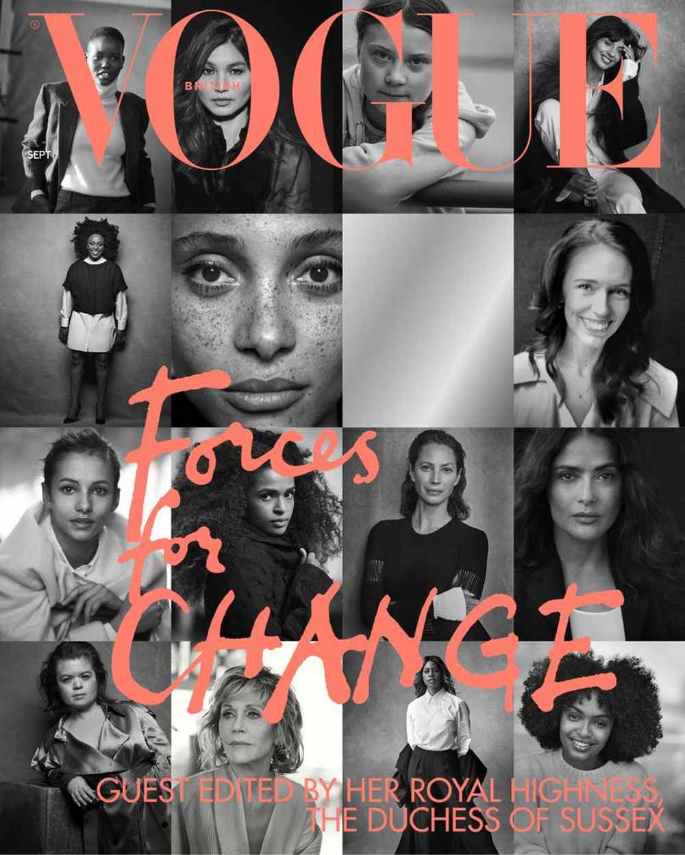 The September cover for UK Vogue. Image Credit: Vogue