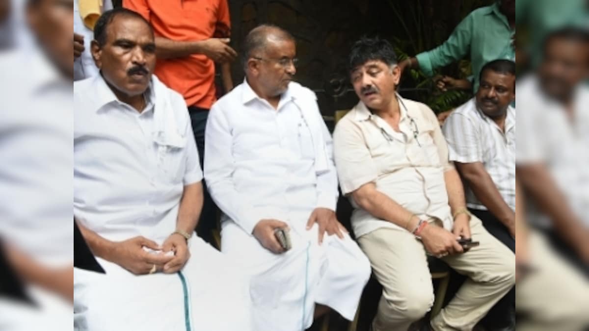 Karnataka crisis: Two more Congress MLAs quit; Mumbai sees high drama as police detain DK Shivakumar