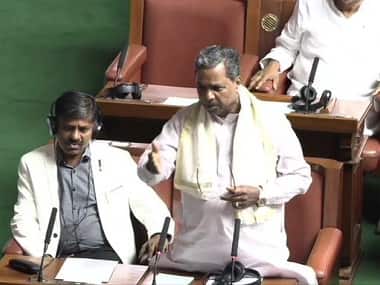 Congress leader Siddaramaiah in the Assembly. ANI