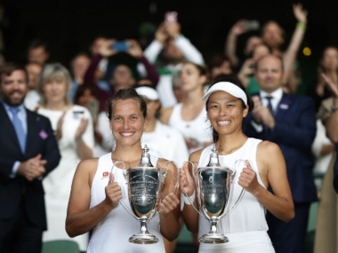 Wimbledon 2019: Barbara Strycova caps off great tournament with women's doubles title partnering Tiawan's Hsieh Su-wei Wimbledon 2019: Barbara Strycova caps off great tournament with women's doubles title partnering Tiawan's Hsieh Su-wei