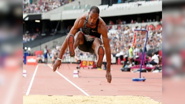 American triple-jumper Christian Taylor aims to play safe, won't go for medal at US championships and world trials in Iowa