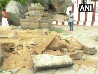 Miscreants involved in vandalising Sri Vyasaraja Tirtha’s tomb near Karnataka's Hampi arrested Miscreants involved in vandalising Sri Vyasaraja Tirtha’s tomb near Karnataka's Hampi arrested