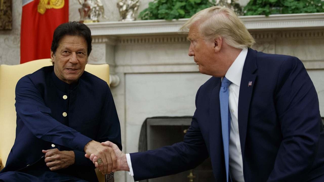 Imran Khan meets Donald Trump: Pakistan PM accompanied by two military