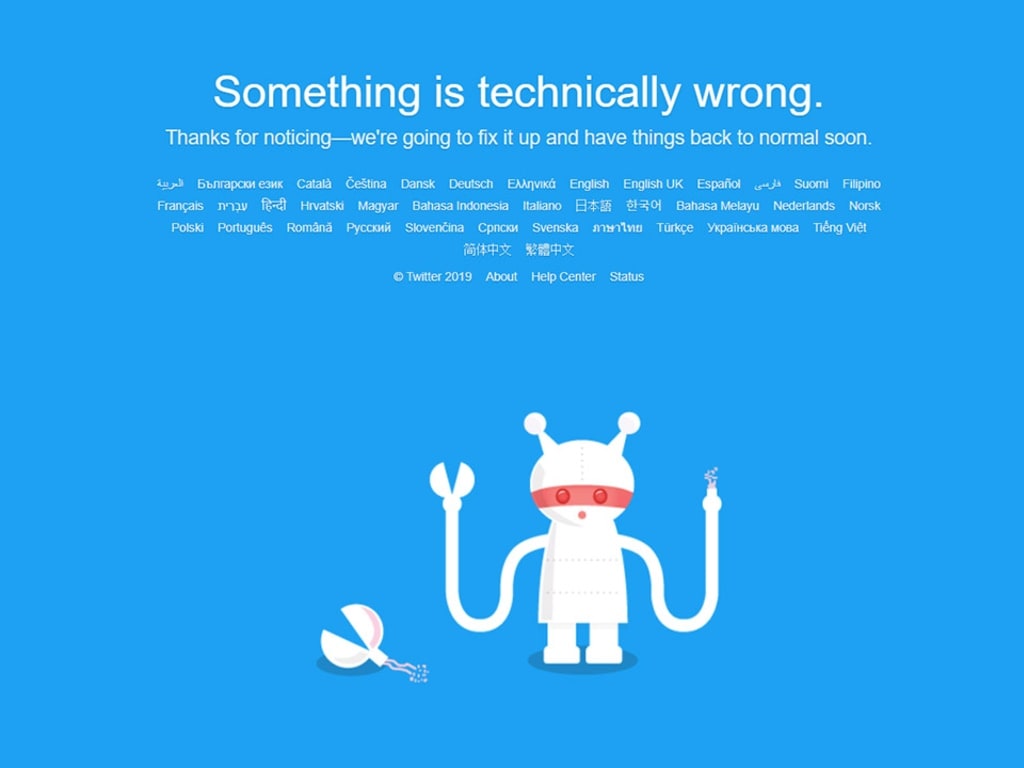 Twitter Goes Down Early Tuesday