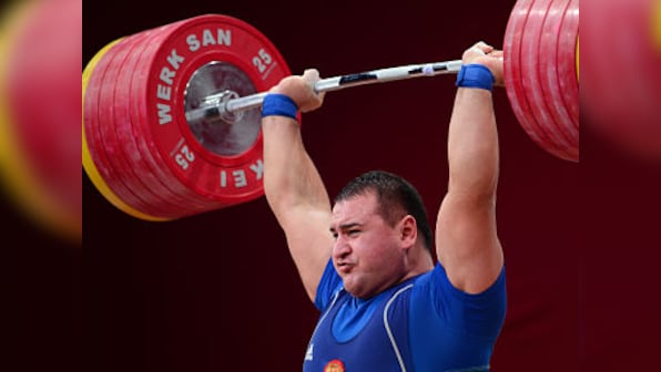 Five Russian weightlifters including 2012 Olympics silver medallist provisionally suspended after Moscow dope lab analysis